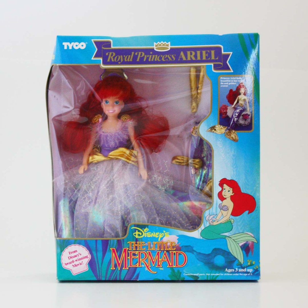 Vintage 1992 Disney Tyco Doll Little Mermaid Cool Teen Ariel
