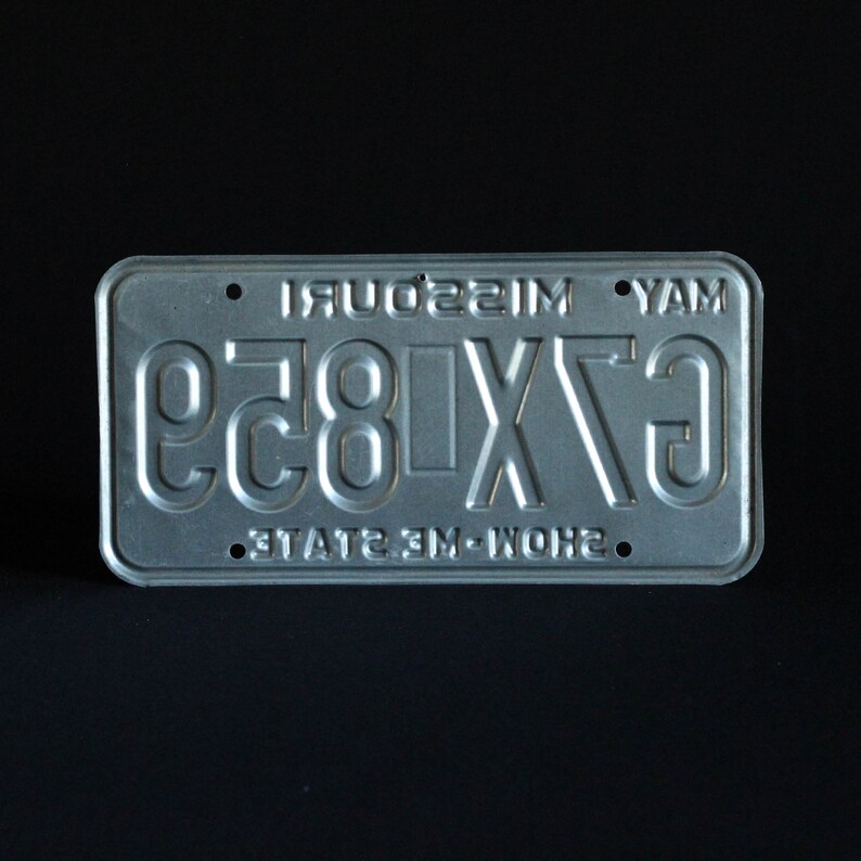 Missouri License Plate Automobile Car Collectible Metal | Etsy
