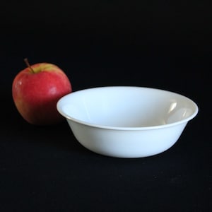 Corelle Frost Weiße Müsli Schüssel - Vollweiß - Corning - Pyrex - Suppenschüssel - Retro Küche - Corelle Wohnware