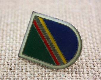 Shield - Enamel Pin by American Gag Bag Inc. - Vintage Novelty Pin c. 1980s