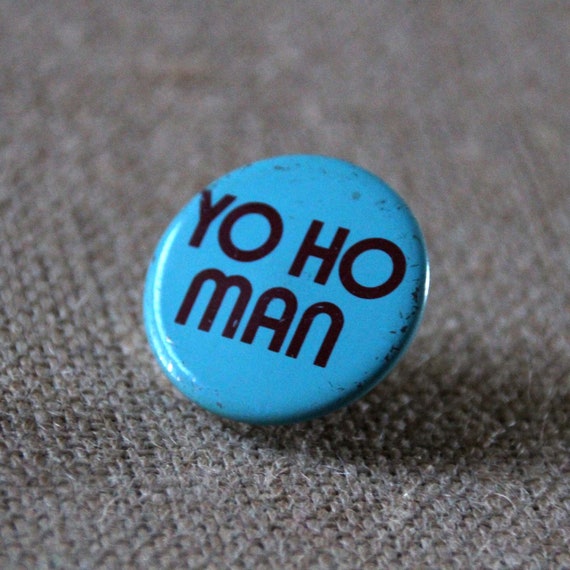 Yo Ho Man - Vintage Button - Simpson's - Vintage … - image 1