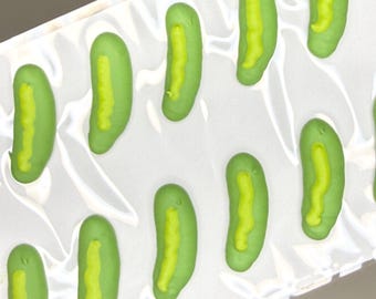 Royal Icing Dill Pickle Transfers, Cookie, Cake and Cupcake Decorating Supplies