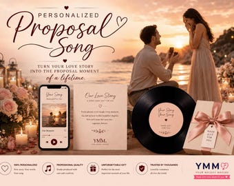 Custom Proposal Song | Personalized Engagement Gift for Couple
