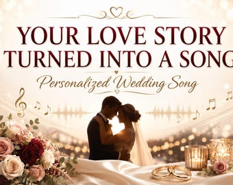 Personalized Wedding Song Created From Your Love Story