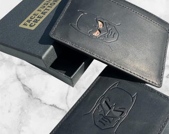 PORTEFEUILLE EN CUIR Pour Hommes Poche Porte-Carte D'identité Billfold