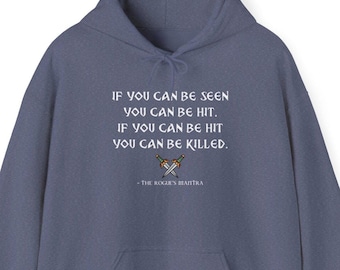 Rogue's Mantra Hoodie: Unisex DnD RPG Humor Sweatshirt
