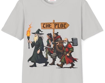 Missing the Plot - DnD Dungeons and Dragons RPG Humor Softstyle T-Shirt for Men and Women