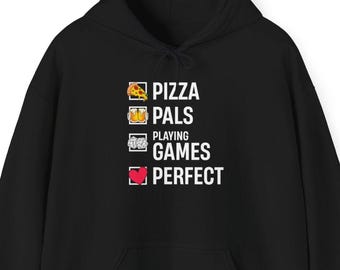 Pizza Pals RPG Hoodie: Unisex Dungeons and Dragons Sweatshirt