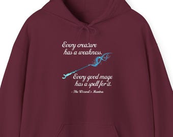 Wizard's Mantra Hoodie: Unisex DnD RPG Heavy Blend Sweatshirt