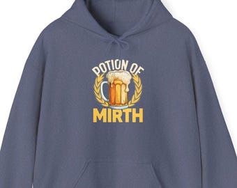 Potion of Mirth Hoodie: DnD RPG Humor Sweatshirt