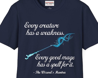 Wizard's Mantra - Dungeons and Dragons RPG DnD Humor Softstyle T-Shirt for Men and Women