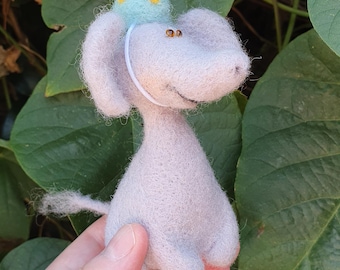 Handmade felt elephant toy