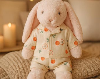 Pijamas Jellycat de Apple, ropa Jellycat, vestido hecho a mano para conejitos Jellycat, conjuntos para conejitos en varios tamaños