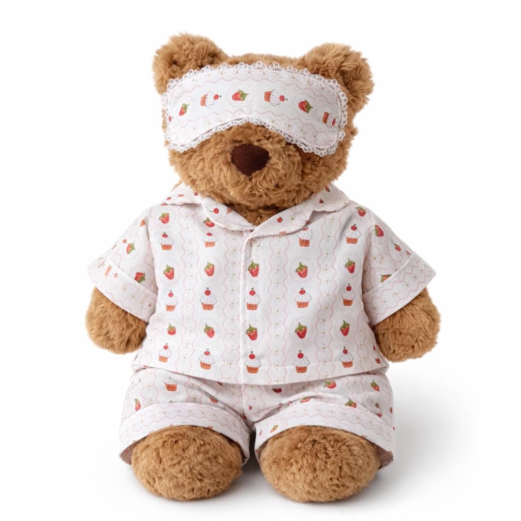 Jellycat Bartholomew Bear Strawberry Costume - Etsy