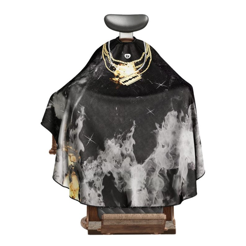 Barber Cape: Antistatic Hair Cutting Cape (63x57 inch) image 3
