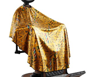 Gold Barber Cape
