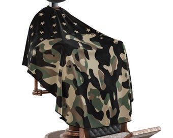 Barber Cape: Salon Quality Hair Cutting Cape, Adjustable Neck