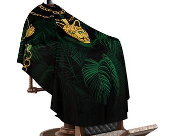 Barber Cape: Salon Styling Cape with Adjustable Neck