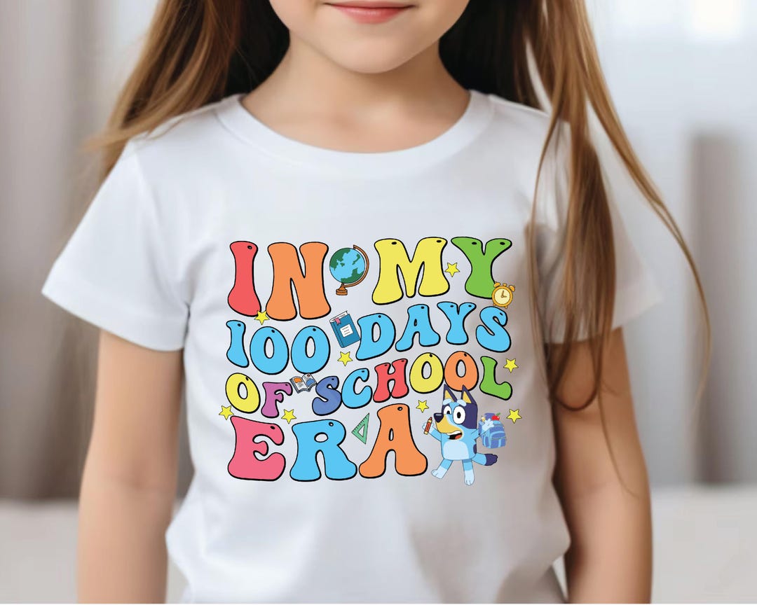 In My 100 Days of School Era Shirt Kindergarten Teacher Shirt ...