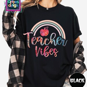 Funny Teacher Shirt Back to School Tee Comfort Color Teacher Tshirt Best Teacher Ever Gift shirt Cute Apple Shirt Teacher Appreciation