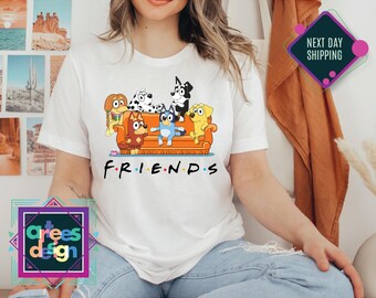Blue Dog Friends Shirt Friends Shirt Friends of Blue Dog Shirt Blue Dog Shirt for Kids Custom Blue Family Birthday Shirt