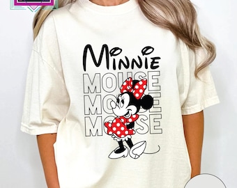 Comfort colors Minnie Mouse Shirt Minnie Mouse Tee Disney Shirt Disney Minnie Gift Cute Birthday gift Cute minnie gift disney Fan shirt