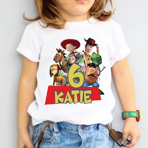 Toy Story Birthday Shirt Custom Disney Birthday Boy Shirt Toy Story Birthday Family Shirt Custom Toy Story Shirt Birthday Girl Gift Tee