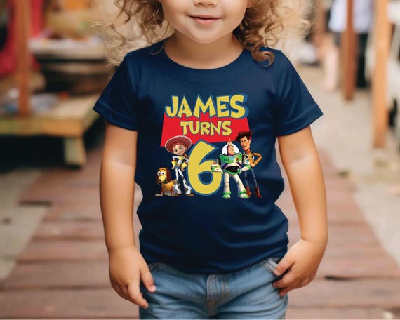 Personalized Toystory Birthday Shirt Custom Birthday Boy family Birthday Girl Shirt Toddler Birthday Party Shirts Funny Toddler Shirt