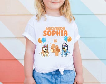 Dog Birthday girl shirt Custom Birthday Girl Shirt Dog Birthday tee Personalized Birthday Party tee Toddler Shirt Birthday Shirt