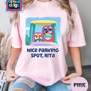 Nice Parking Spot Rita Shirt Blue Grannies Shirt Nice Parking Spot Shirt Blue Dog Grannies Shirt Blue tee cute grannies gift for grannies