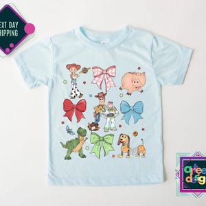 Toy Story Disney Pixar Shirt Comfort Colors® Toy Story Shirt To Infinity and Beyond Shirt Toy Story and Friends Matching Group Trip Shirt