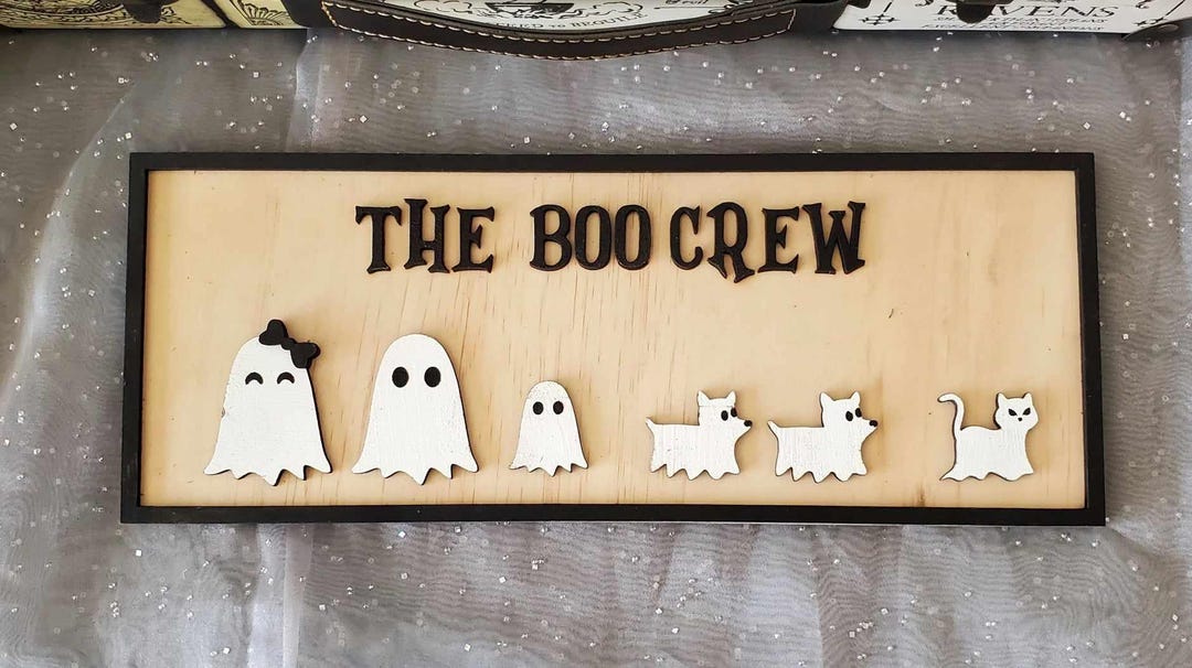 Customizable Boo Crew Sign - Etsy