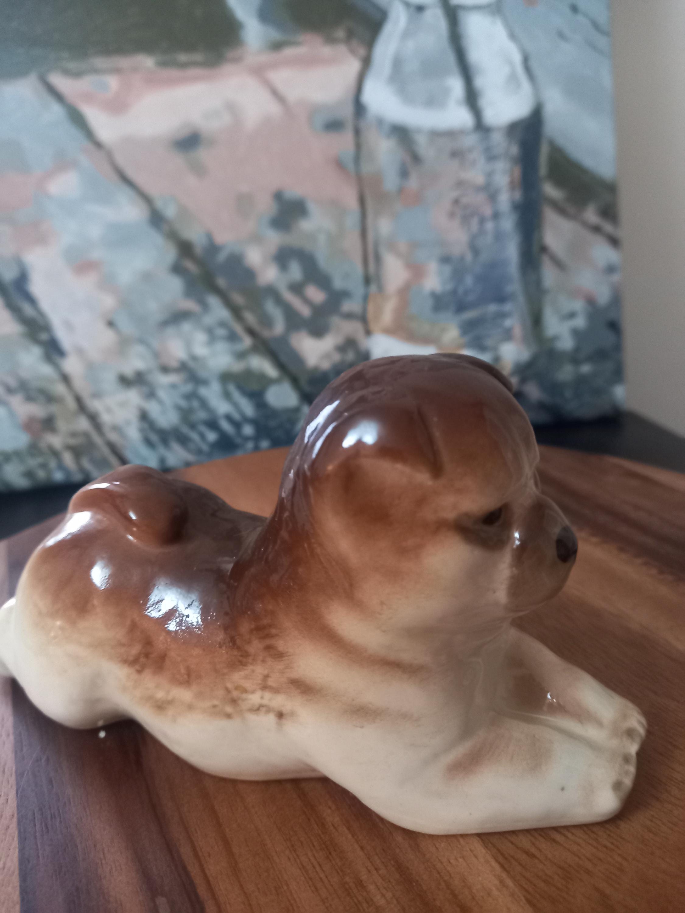 ヴィンテージのロモノーソフ犬の置物。素晴らしい状態です。 - Etsy 日本