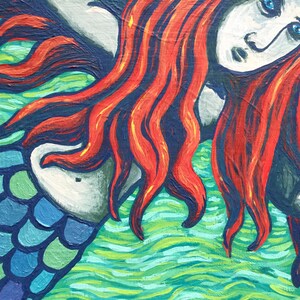 Roxanne the Mermaid Original Painting image 2