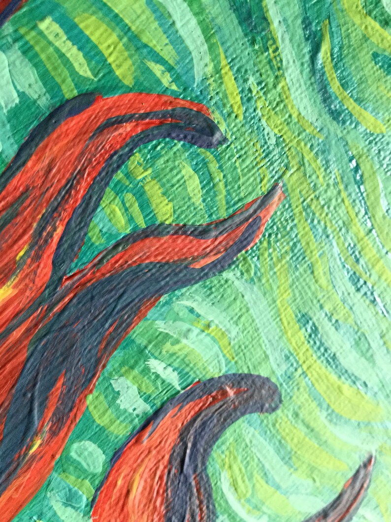 Roxanne the Mermaid Original Painting image 5