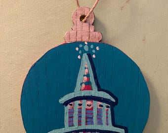 Adorno de capilla pintado a mano