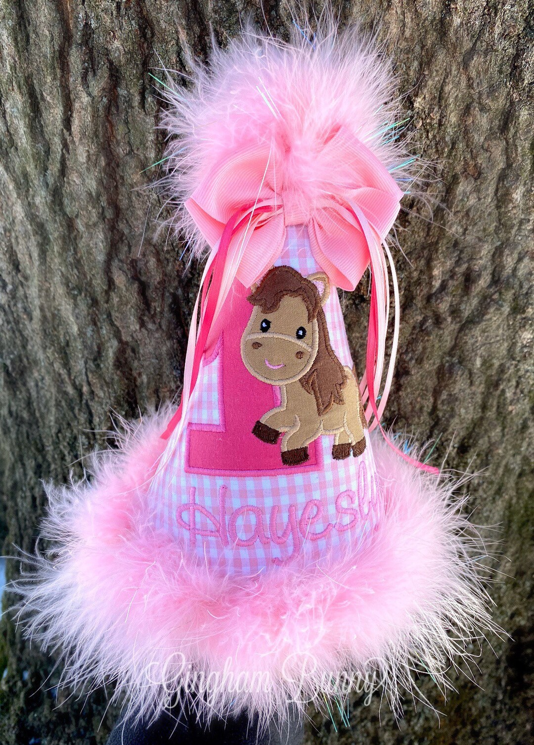 Barnyard Birthday Hat, Horse Birthday Hat, Cow Birthday Hat, 1st