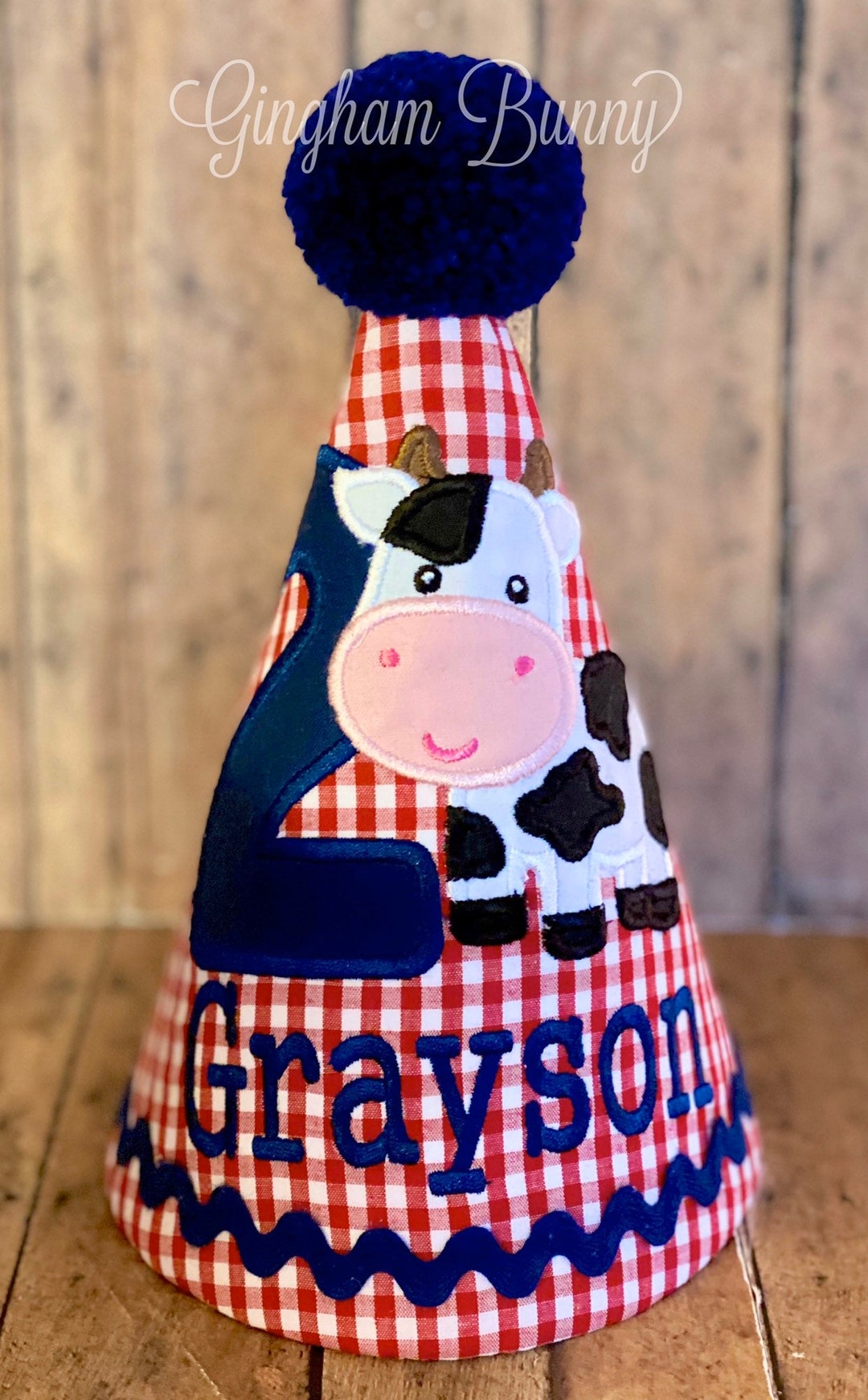 Cow Birthday Hat OR Horse Birthday Hat Barnyard Hat Etsy