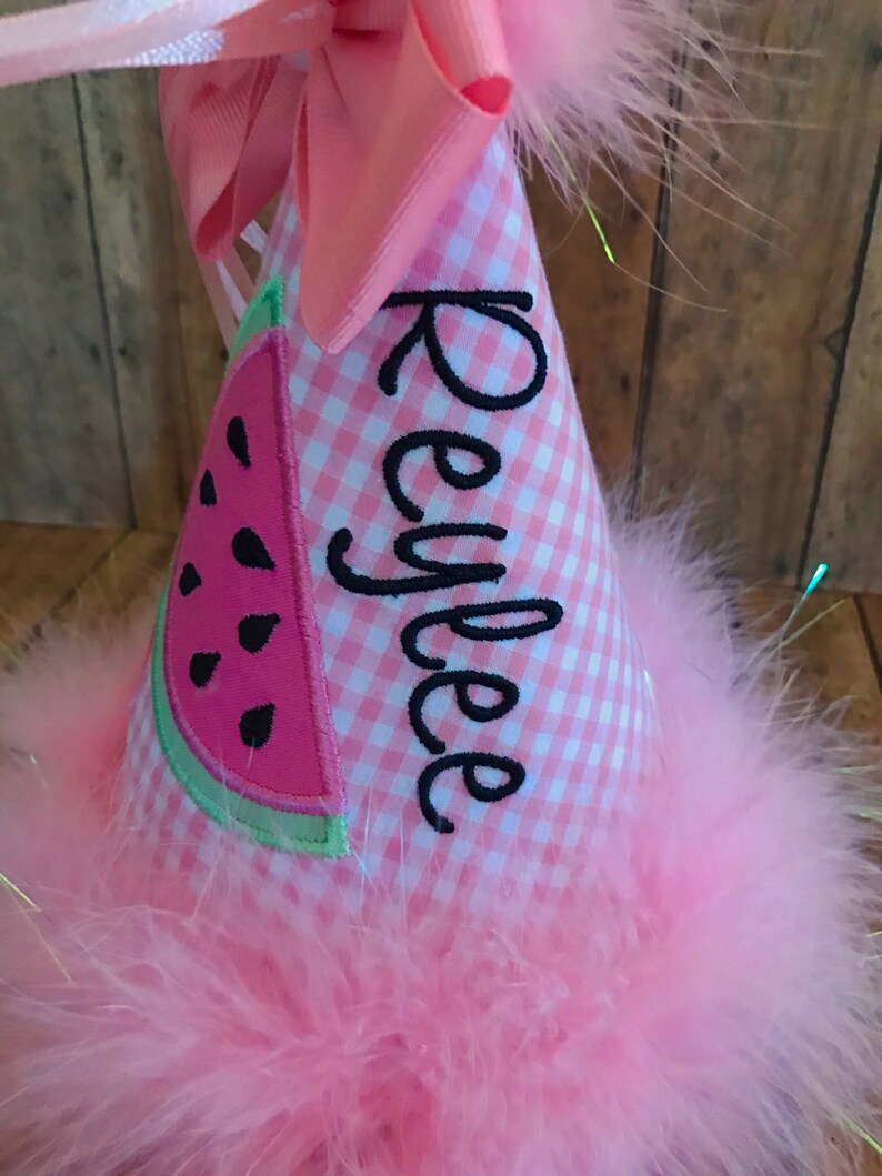 One in a Melon Birthday 1st Birthday Hat Watermelon First Etsy