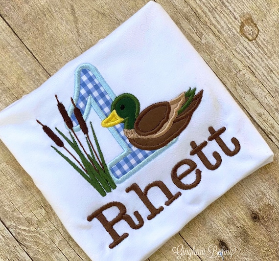 One Lucky Duck Shirt, Mallard Birthday Shirt!  one lucky duck theme, mallard duck theme.