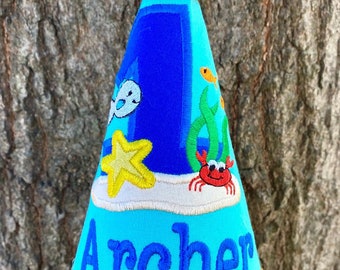 Under the Sea Birthday Hat, Under the Sea Cake Smash,  Under the Sea 1st Birthday, Under the Sea First Birthday, Under the Sea Party,