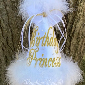 Birthday Princess Hat, First Birthday Hat, 1st Birthday Hat, Birthday Party Hat, 2nd Birthday Hat, Adult Birthday Hat, Girl Birthday Hat