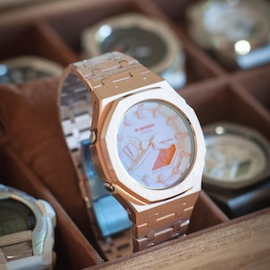 Casio G-Shock GA-2100TL-7A: Bespoke Rose Gold Stainless Steel Watch