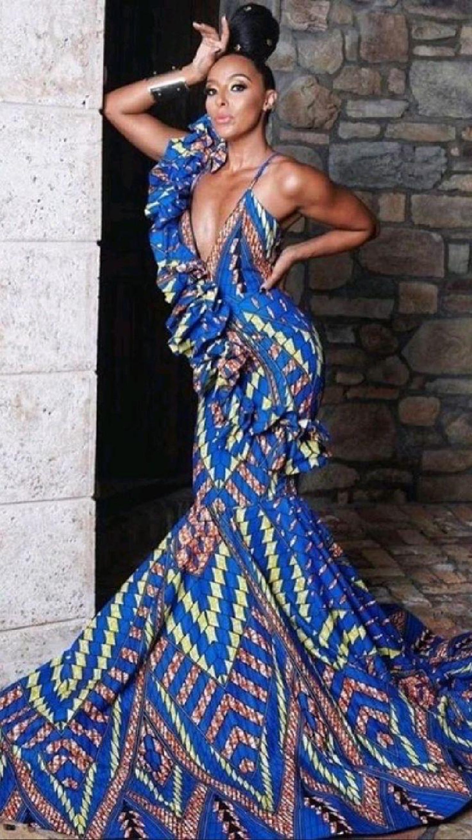 Ankara mermaid dress