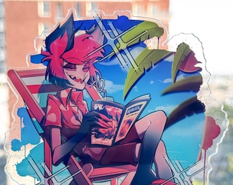 H Hotel Angel/Alastor Summer Acrylic Standee