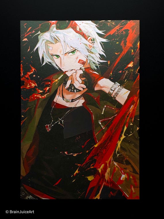 家庭教師ヒットマンREBORN! 沢田綱吉/獄寺隼人 燃えるポストカード