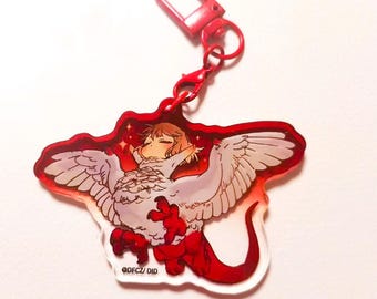 Dungeon Meshi Falin Chimera keychain by Artist @Chadaniu_