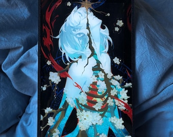 Carta lenticular/carta colorida/bilhete do Dungeon Meshi