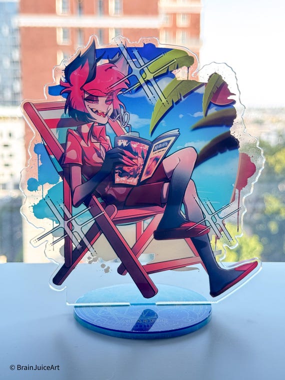 じ*ん様 ハズビンホテル　アラスター　Summer Alastor Poster H Hotel Angel/alastor Summer Acrylic Standee - Etsy