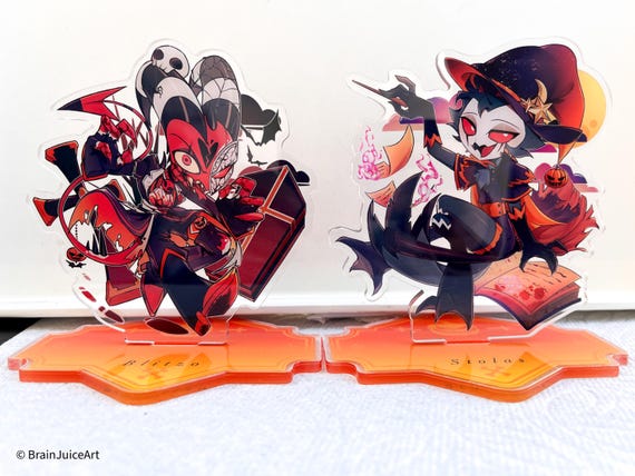 H Boss Halloween Blitzo/Stolas/Asmodeus Acrylic Standee